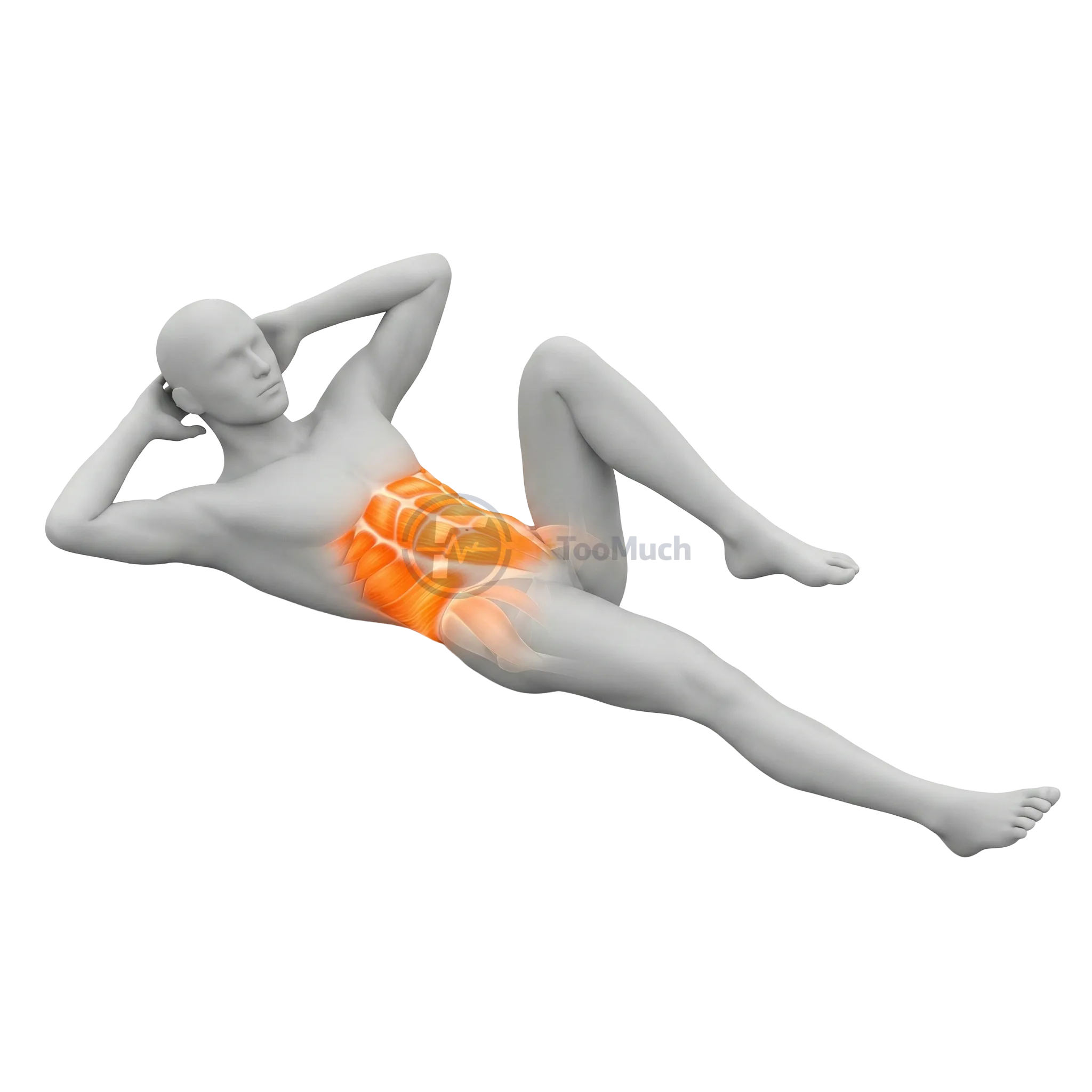 ปั่นจักรยานอากาศ (Bicycle Crunch)