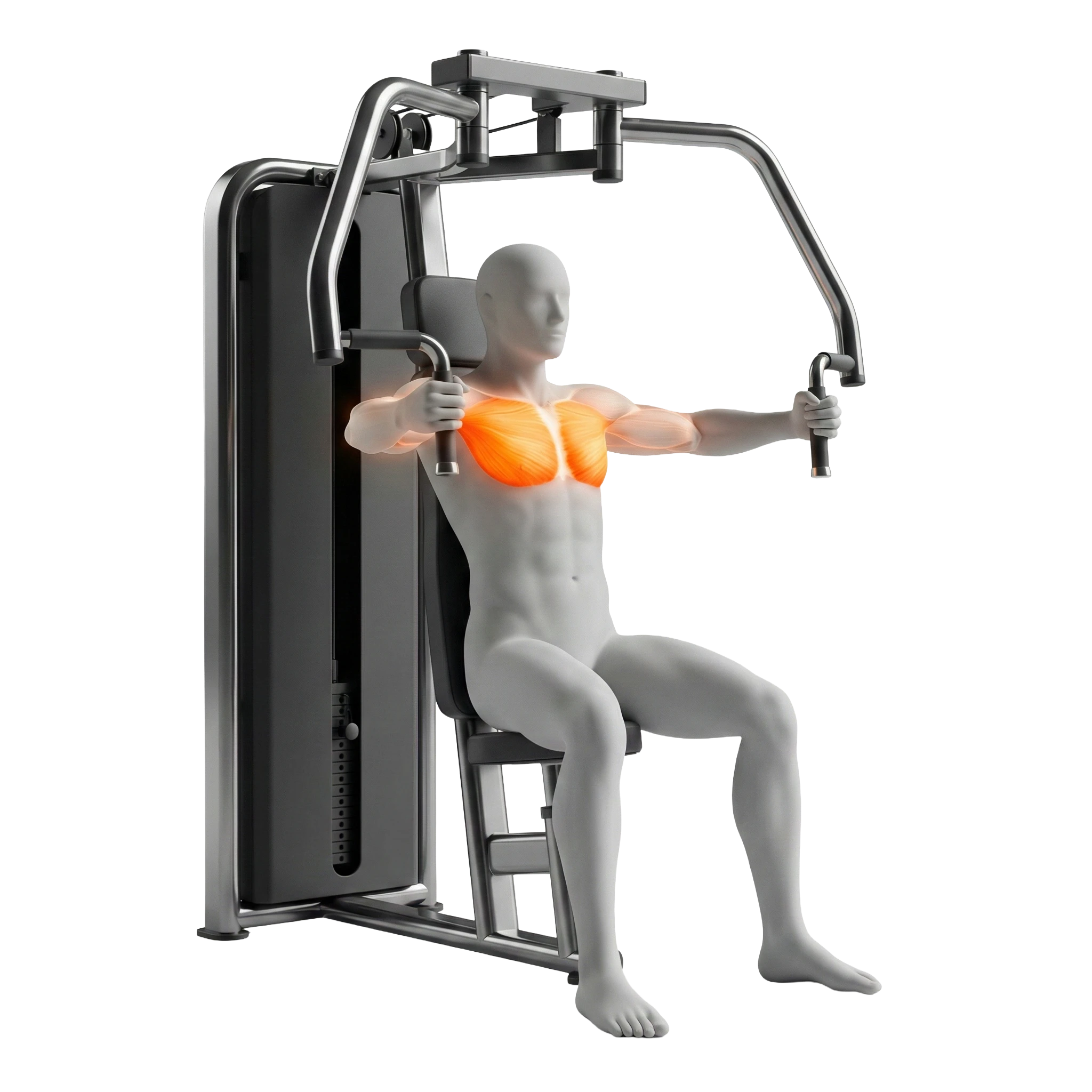 เครื่องดันอก (Chest Press Machine)